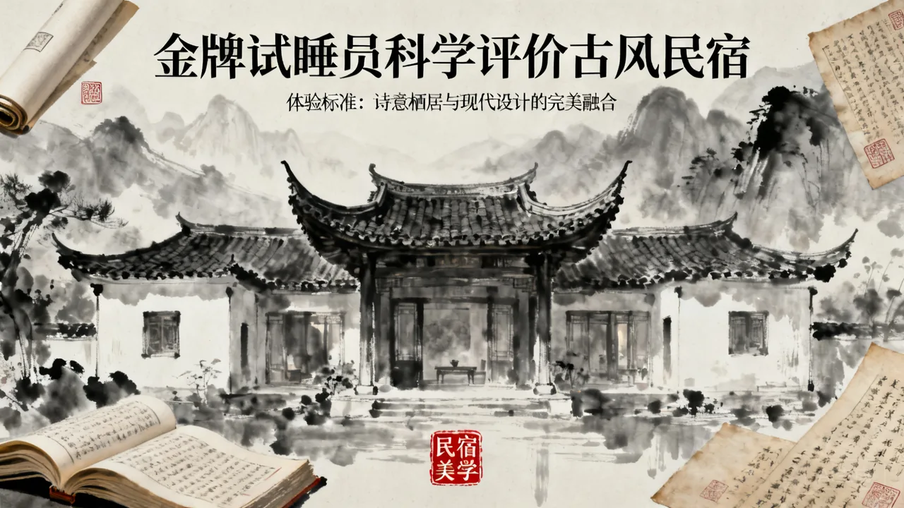 AI插画:民宿体验与科学评价主题
